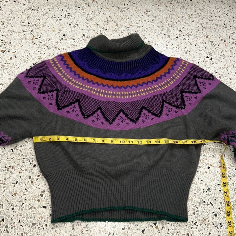 Vintage Cristina sweater turtleneck L large medium m - Picture 3 of 5